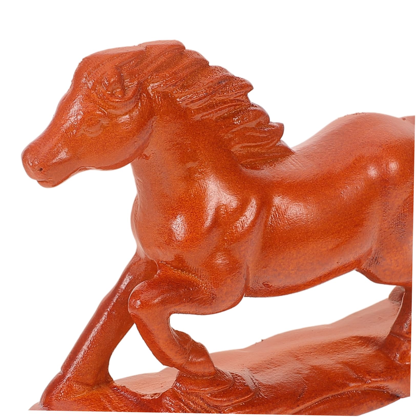 Amazon.co.jp: HOLIDYOYO 木製 馬の像 置物 馬の彫刻 家用 木製工芸品